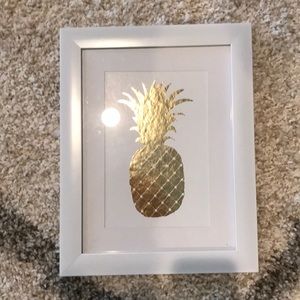 SOLD Gold Pineapple Picture